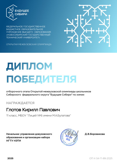 Глотов Кирилл -.